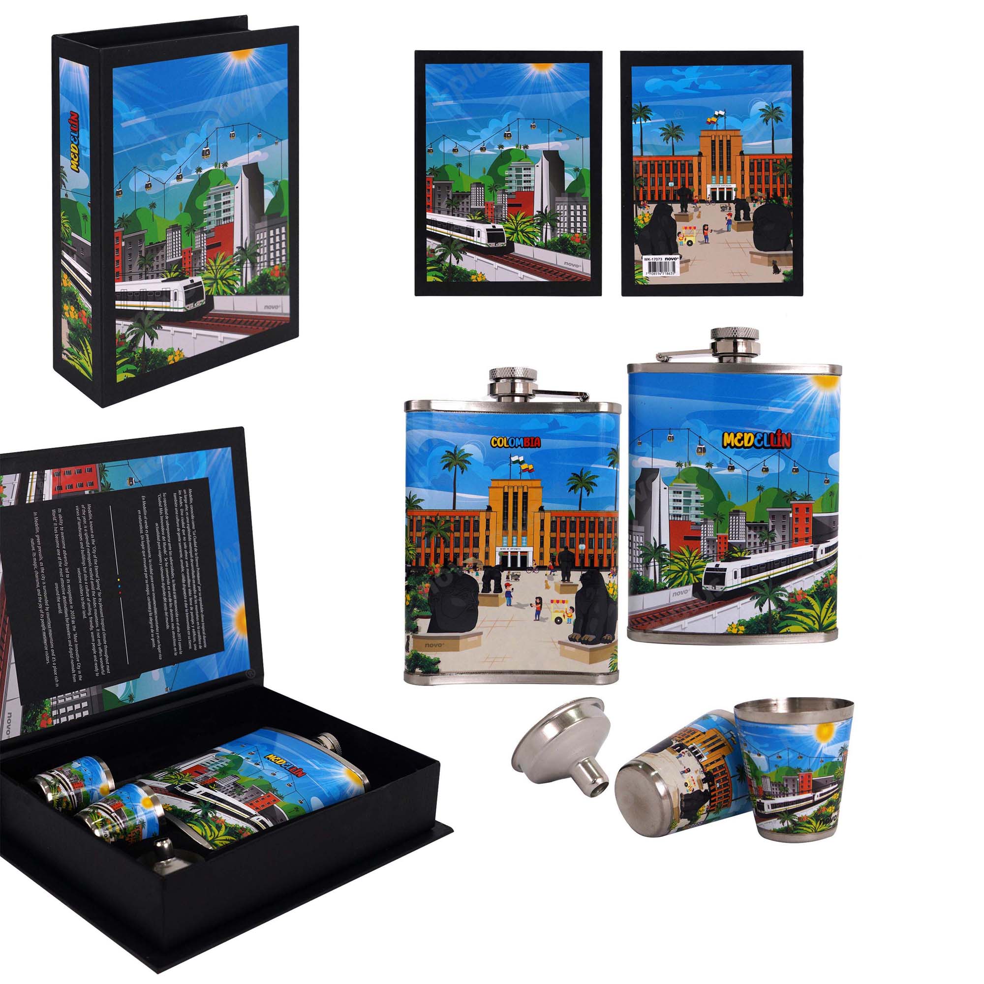 Wiskera En Acero Inoxidable Medellin 8oz